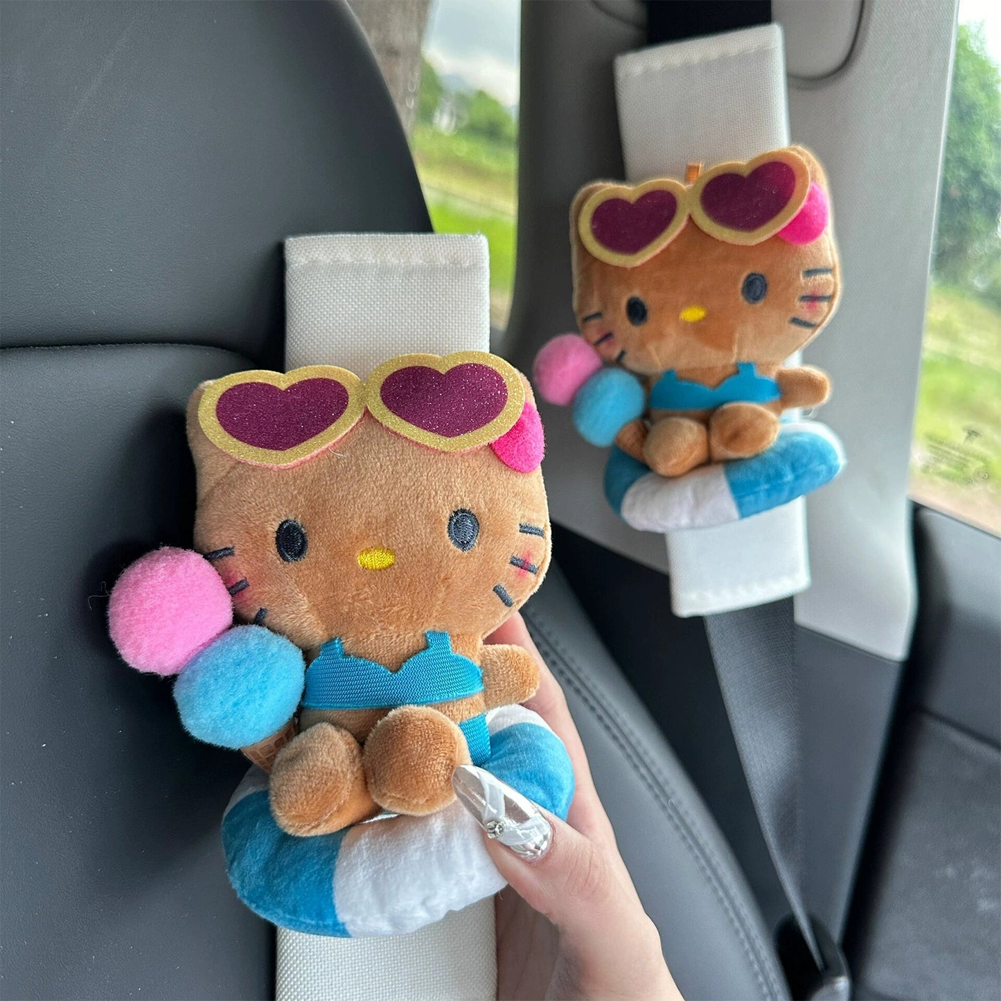 Hello Kitty Car Seat Belt Covers Car Interior Decoration