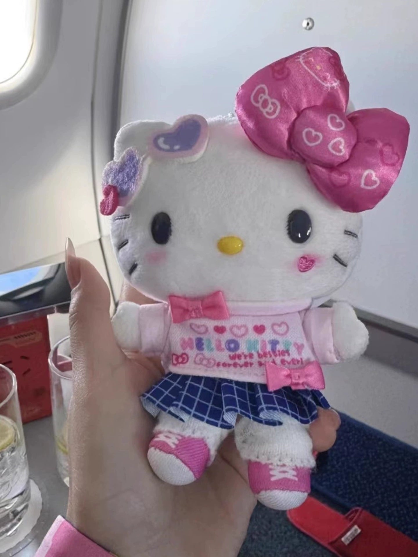 Hello Kitty Hot Girl Plush Mascot Keychain