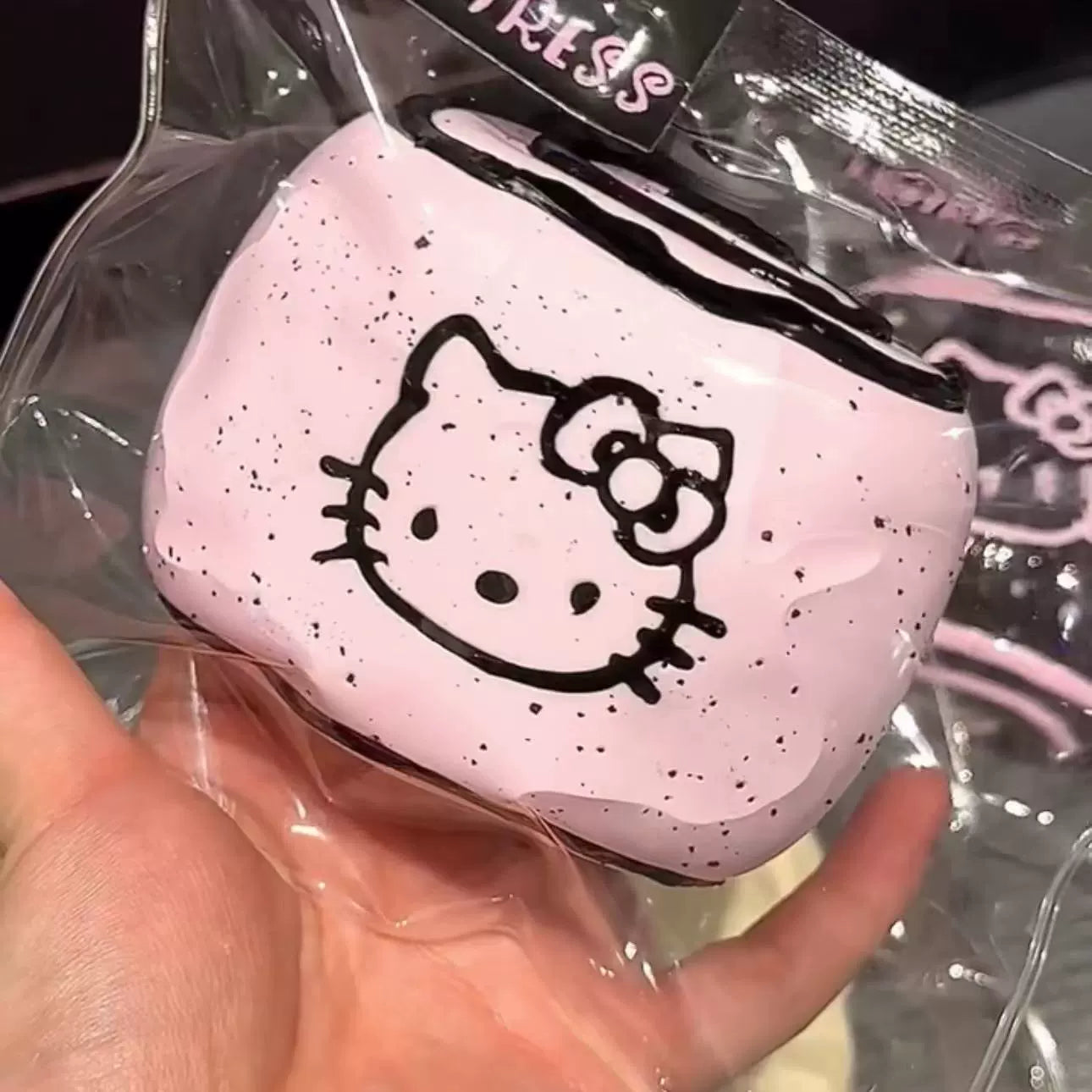 Kitty猫馒头手工自制硅胶捏捏乐慢回弹食品级解压神器奶油泥玩具