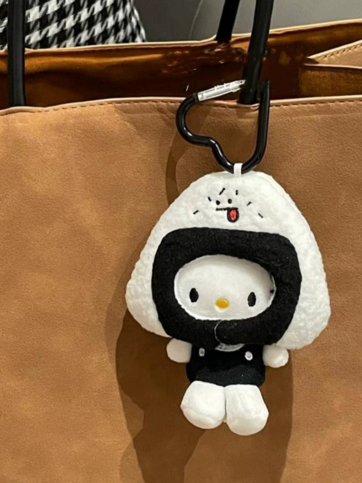 Hello Kitty Cap Accessories Series Plush Mascot Keychain