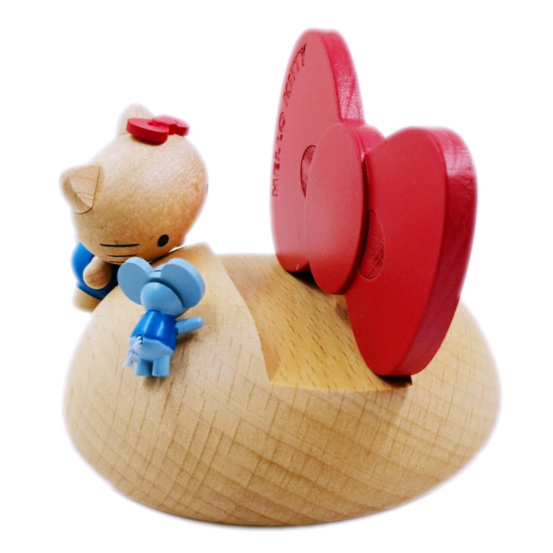 Jeancard Hello Kitty Solid Wood CellPhone Stand Holder Desktop Ornament