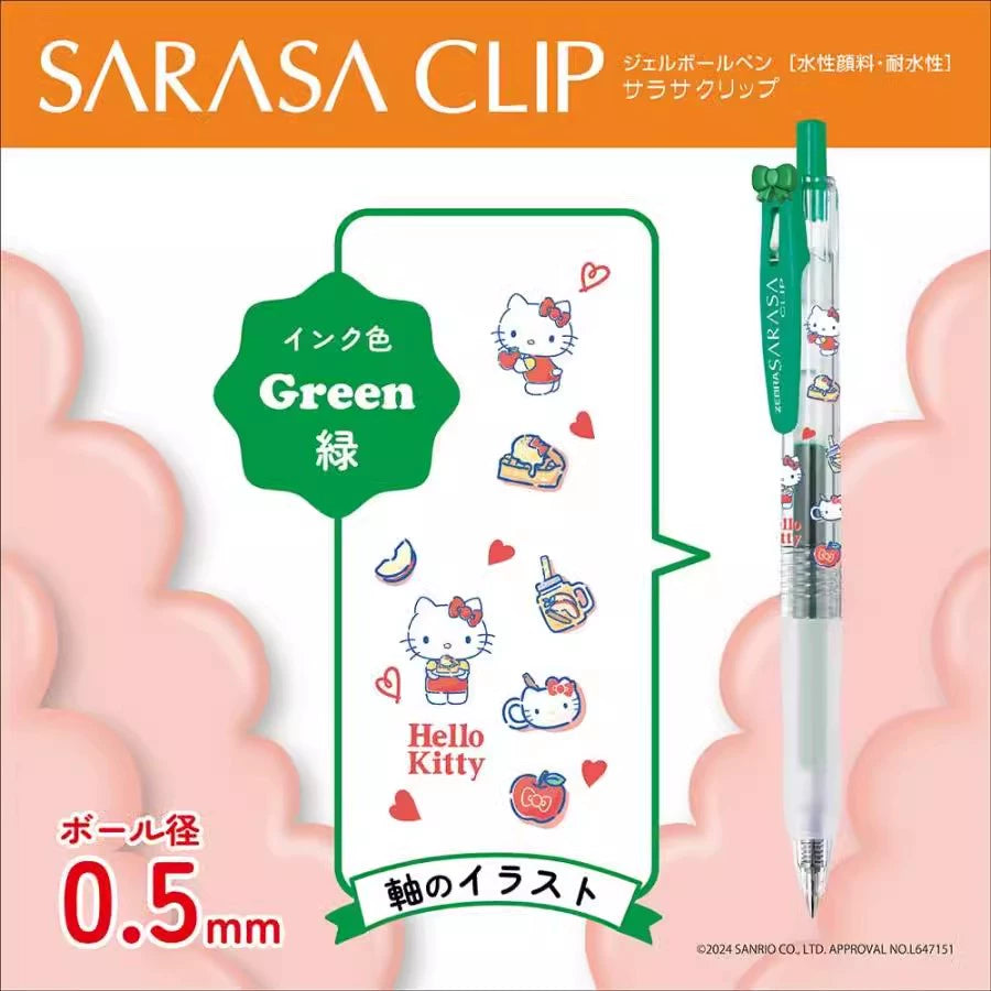 ZEBRA Hello Kitty 50 Anniversary 0.5mm Retractable Gel Pen SARASA