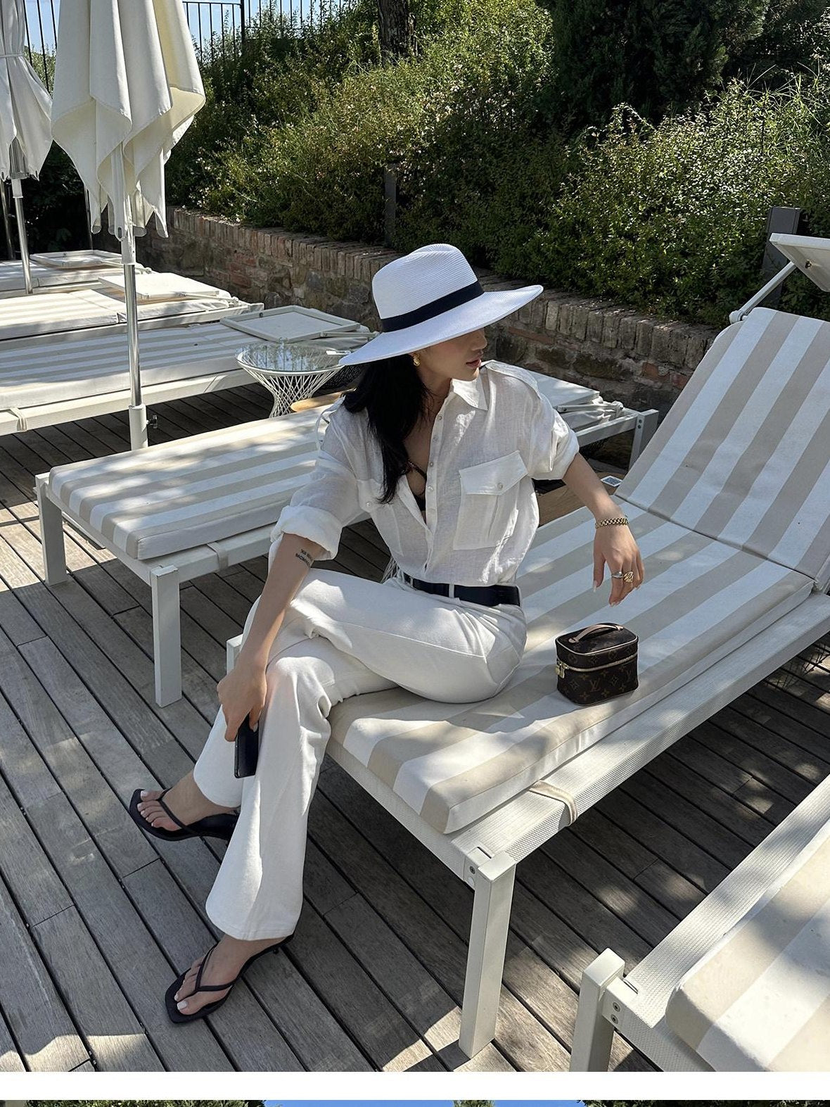 rovente test Slim Micro Stretch Natural Waist Office White Zip Fly Cotton Blend Flared Jeans