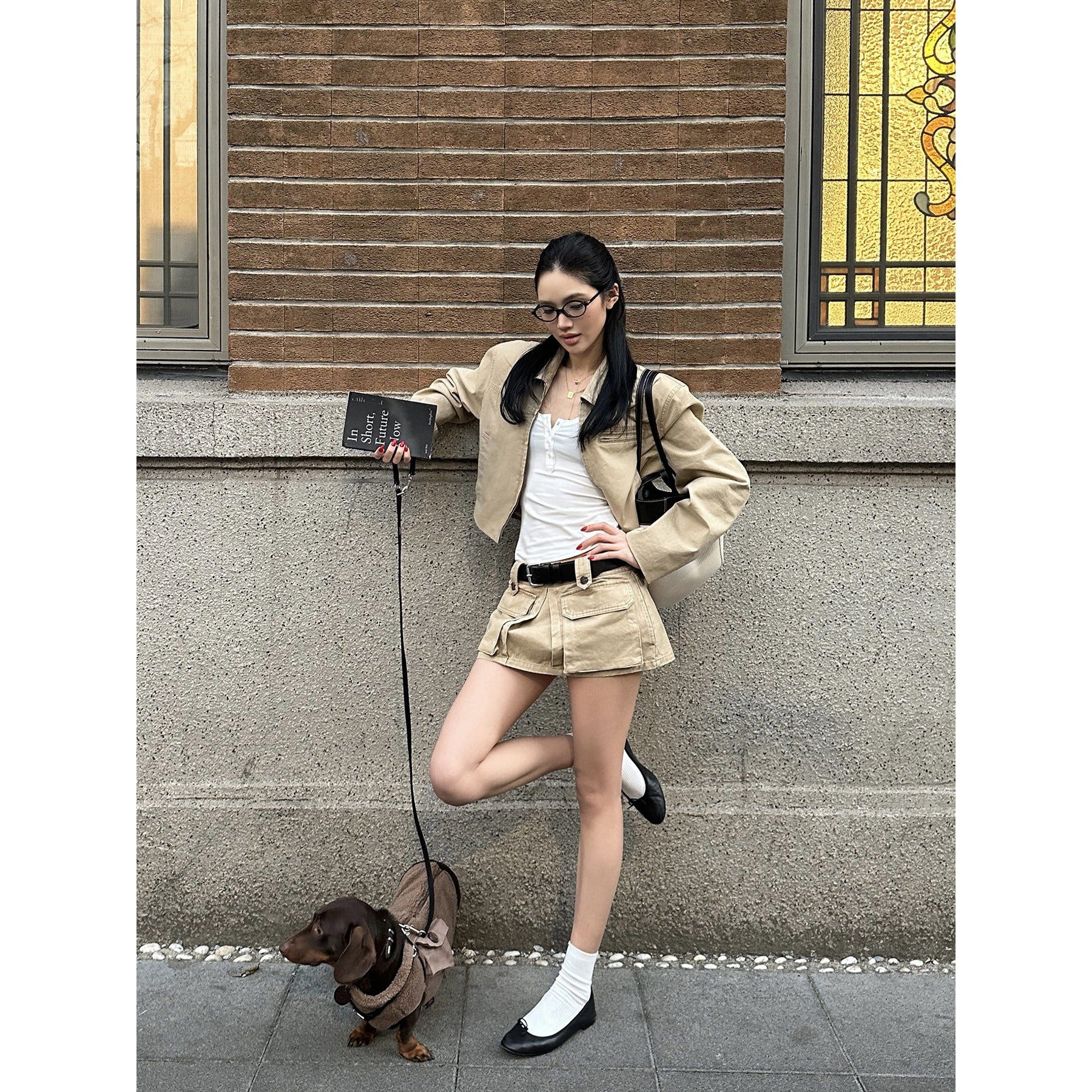 rovente_Lined_Cotton_Mid_Waist_Slim_Fit_Khaki_Pencil_Casual_Daily_Mini_Skits_MISSTT