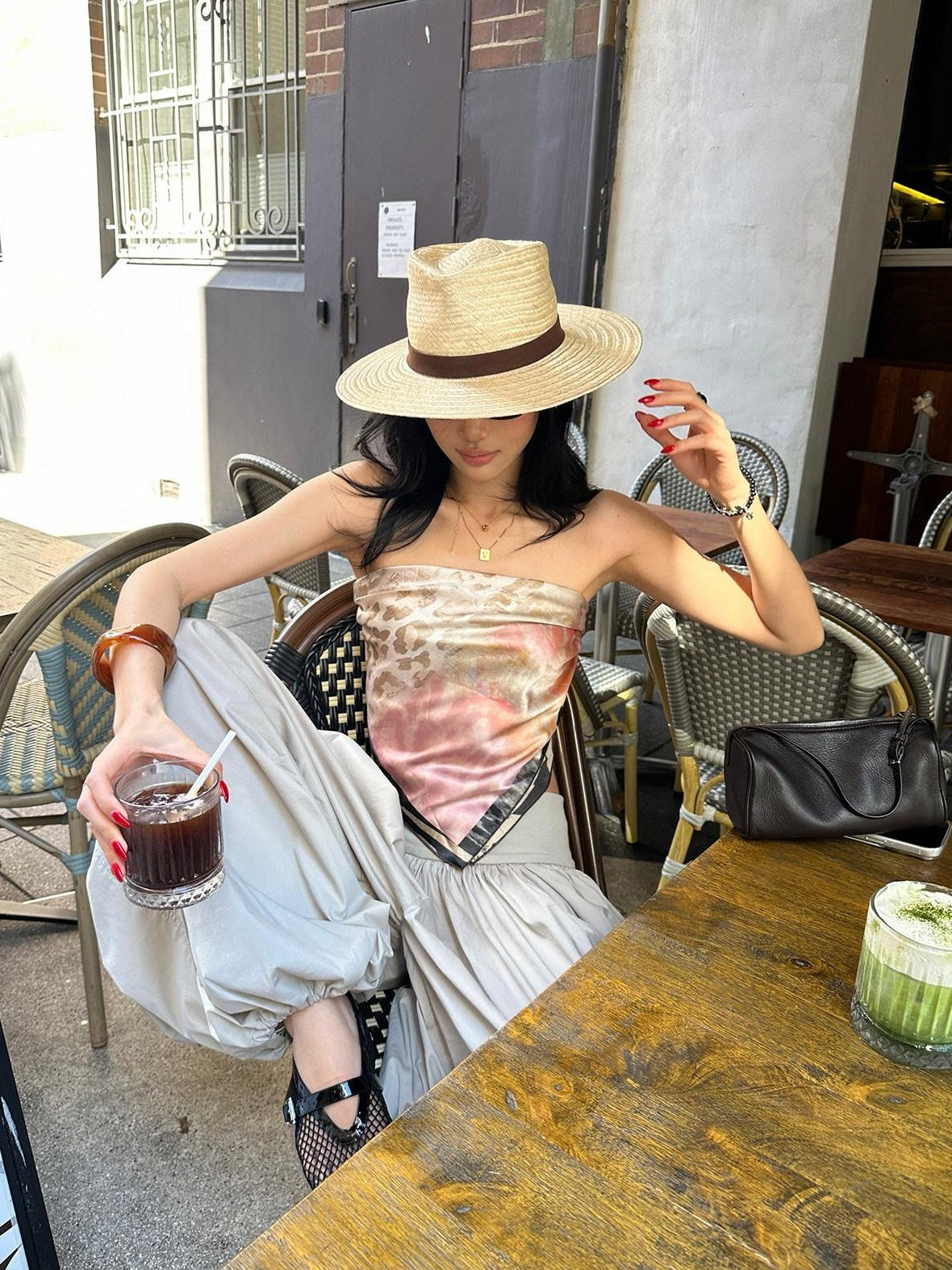rovente Breathable Original Design Slim Fit Floral Pink Travel Womens Printed Tube Tops