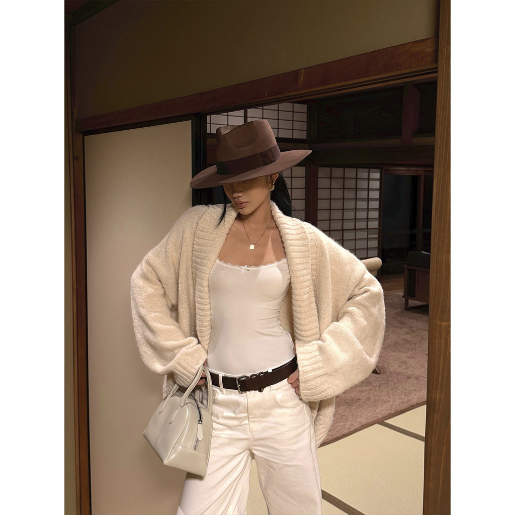 rovente_Comfortable_Soft_Knit_Asymmetrical_Relaxed_Fit_For_Women_Daily_White_Cadigans_MISSTT