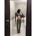 rovente_Pure_Cotton_Zipper_Pocket_Casual_Cargo_Straight_Leg_Women_Green_Cago_Pants_MISSTT