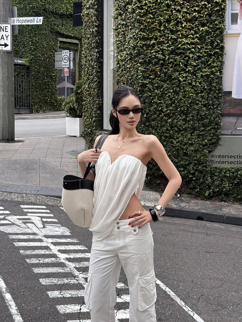rovente Original Breathable Slim Pleated With Bra Pad Women Viscose Tank Tops
