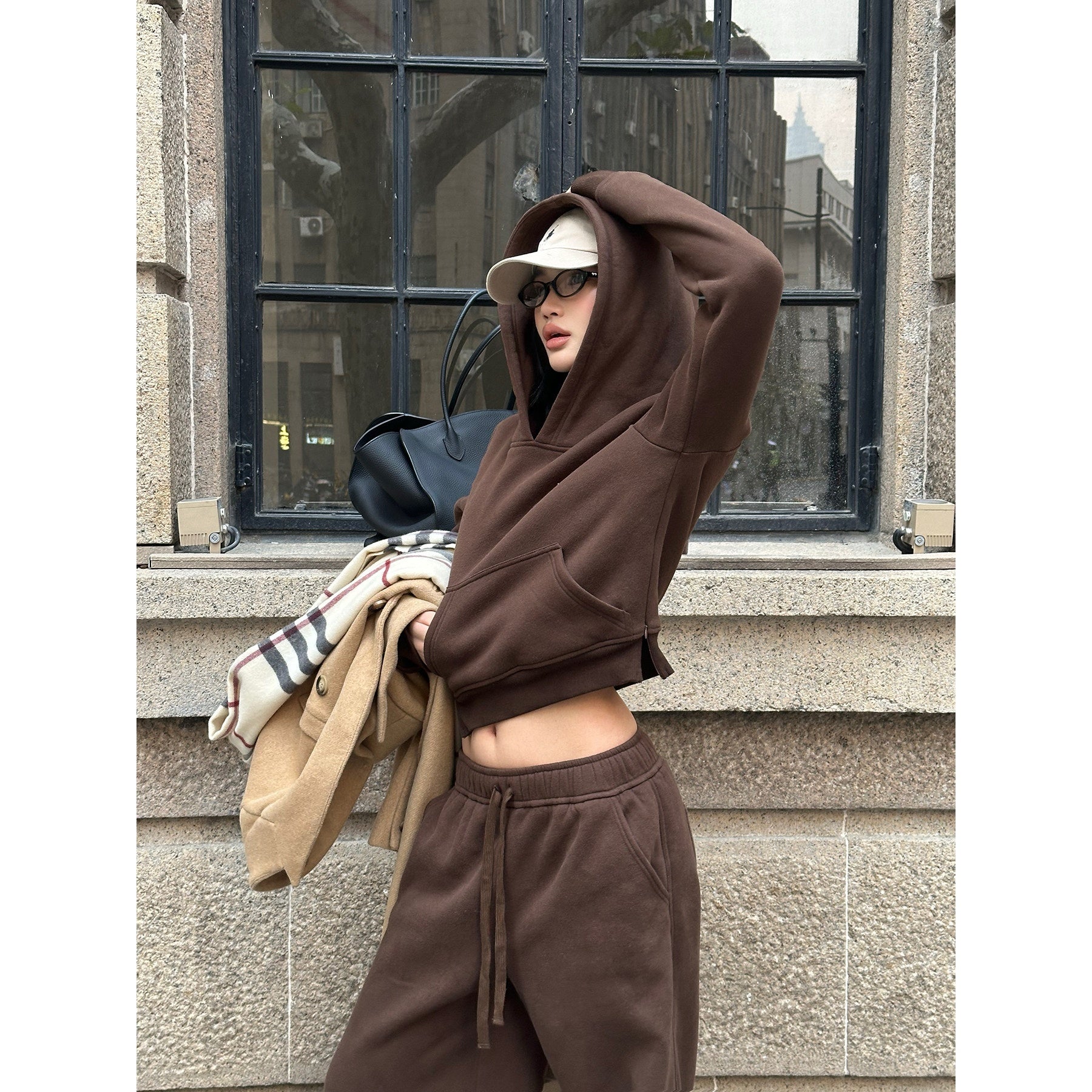 rovente_Warm_Cotton_Blend_Loose_Fit_Hooded_Two_Piece_Casual_Women_Coffee_Hoodie_MISSTT