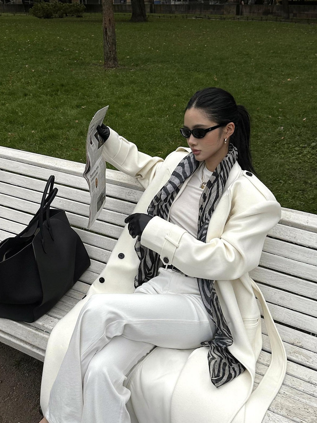 rovente Thick Double Breasted Oversized Long Blazer Lapel Commuter Women Wool Coats