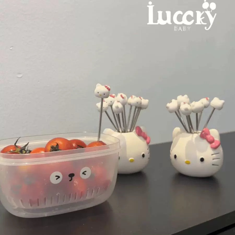 Hello Kitty 304 Stainless Steel Fruit Fork