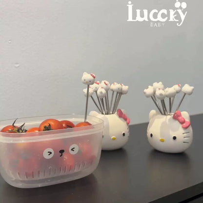 Hello Kitty 304 Stainless Steel Fruit Fork