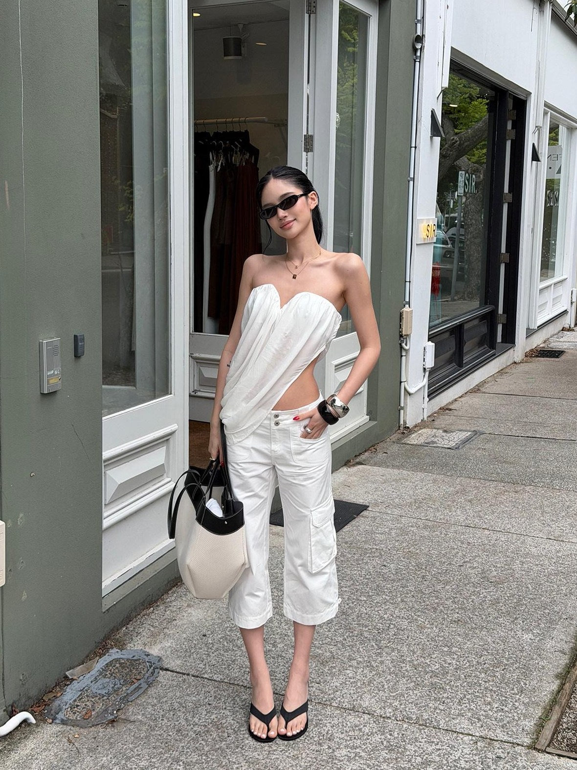 rovente Original Breathable Slim Pleated With Bra Pad Women Viscose Tank Tops