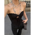 rovente_Sexy_Zipper_Slim_Fit_Padded_Black_Tank_Top_For_Women_Camisoles_MISSTT