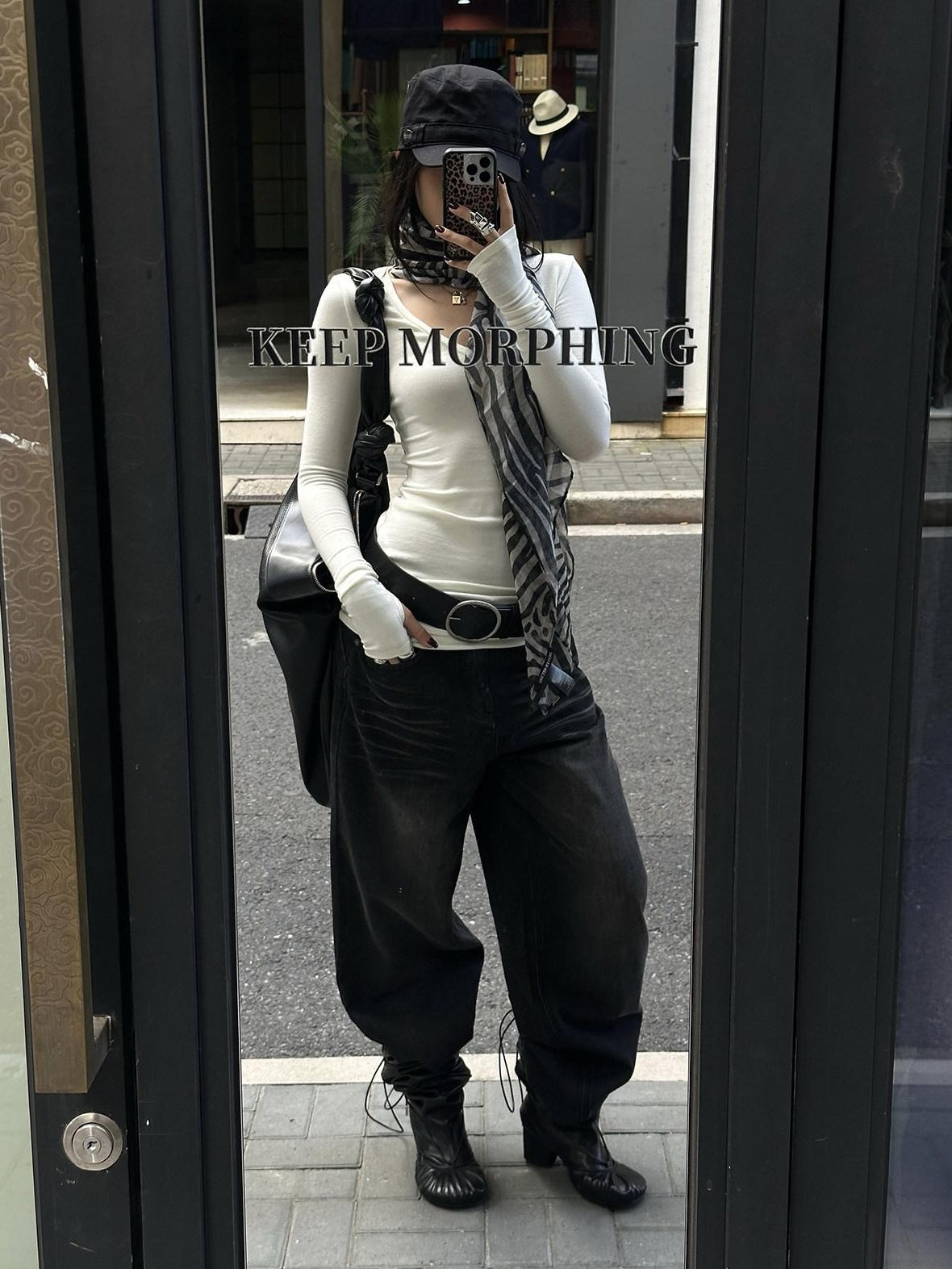 rovente 100 Percent Cotton Natural Waist Black Zipper Casual Loose Women Wide Leg Jeans
