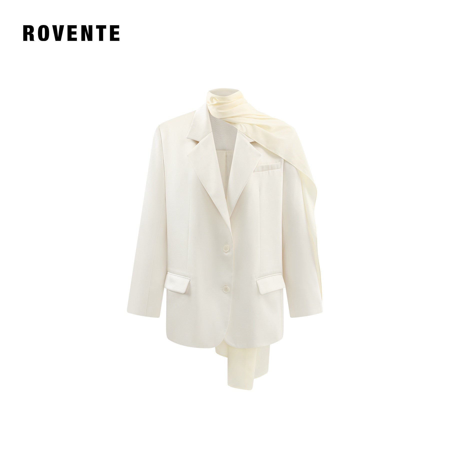 rovente_Warm_Casual_Loose_Fit_Ribbon_Lapel_Single_Breasted_Womens_White_Blazes_MISSTT