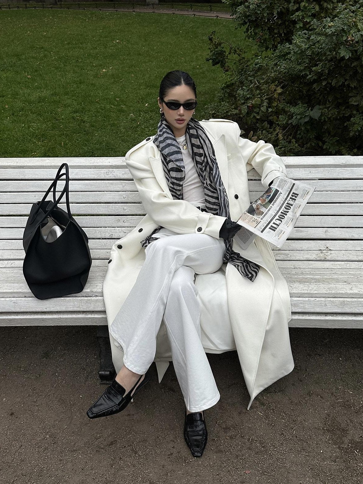 rovente Thick Double Breasted Oversized Long Blazer Lapel Commuter Women Wool Coats