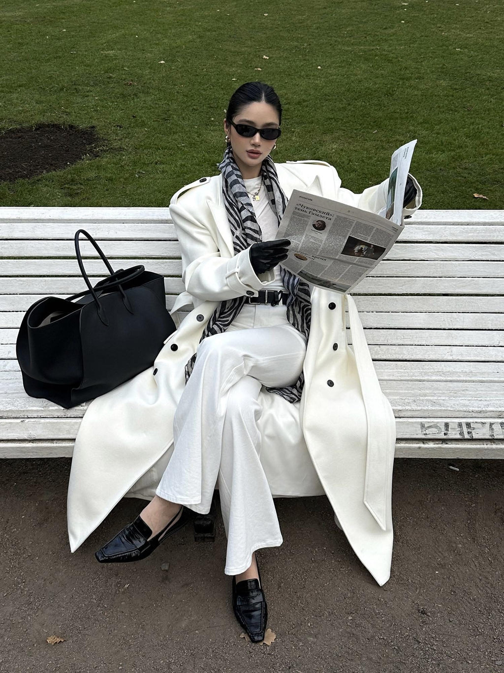 rovente Thick Double Breasted Oversized Long Blazer Lapel Commuter Women Wool Coats