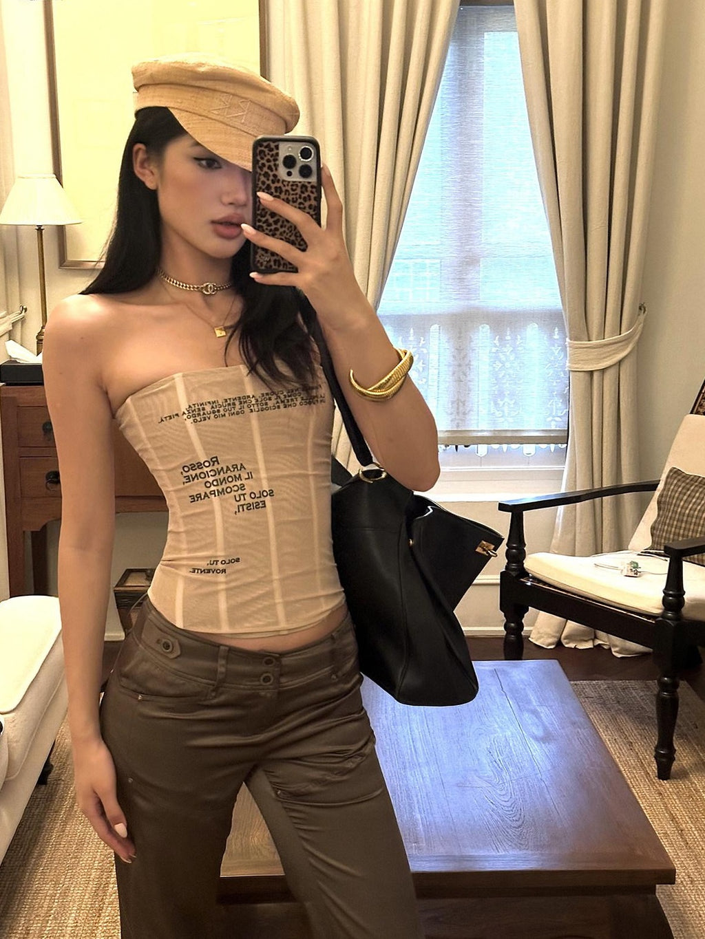 rovente Soft Knit Slim Fit Short Length Original Design Casual Solid Nude Tank Tops
