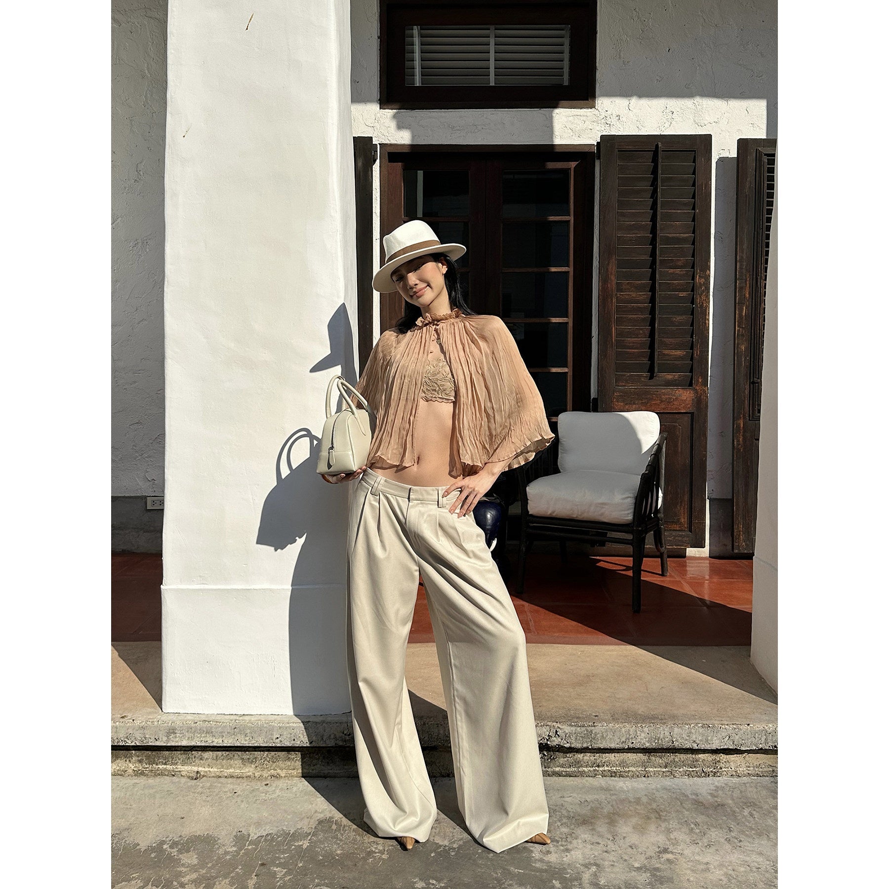 rovente_Soft_Stretch_Beige_Casual_Simple_Pockets_Low_Waist_Woven_Women_Wide_Leg_Pants_MISSTT