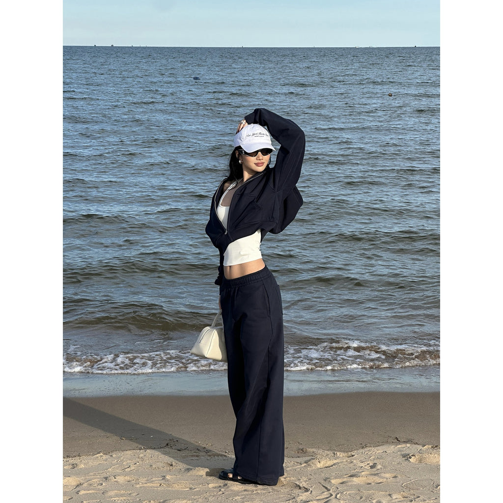 rovente_Soft_Blend_Relaxed_Zip_Front_Commuter_Women_Navy_Long_Sleeve_Hoodie_MISSTT