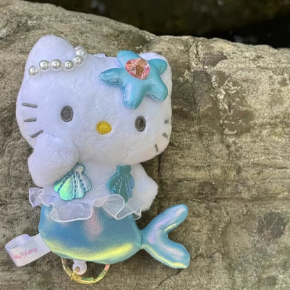 Hello Kitty Mermaids Series Plush Mascot Keychain