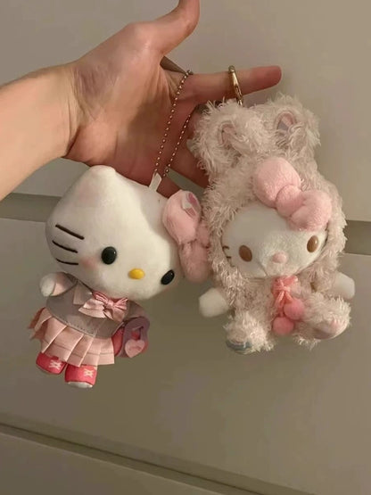 Hello Kitty Cute Series Plush Mascot Keychain