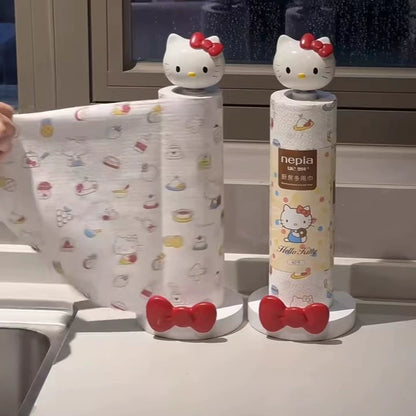Hello Kitty Paper Towel Holder Cute Kitchen Ornament