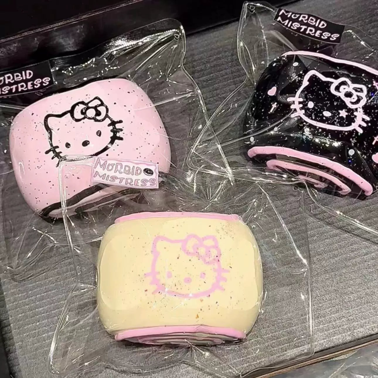 Kitty猫馒头手工自制硅胶捏捏乐慢回弹食品级解压神器奶油泥玩具