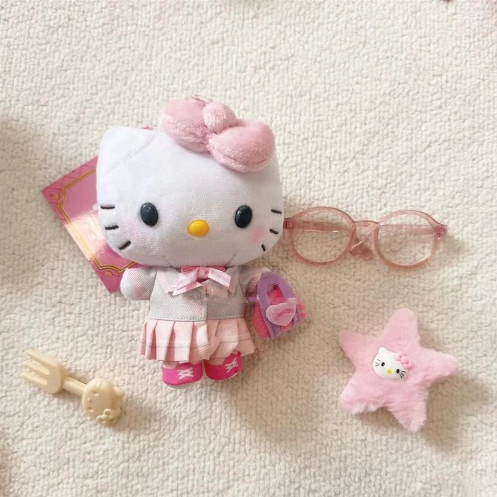 Hello Kitty Hot Girl Plush Mascot Keychain