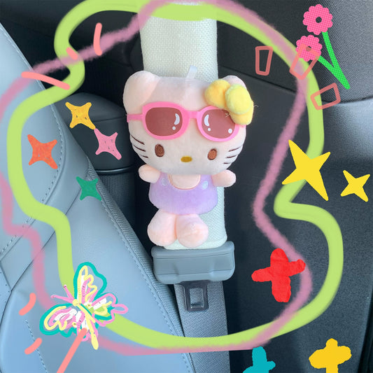 Hello Kitty Car Seat Belt Covers Car Interior Decoration
