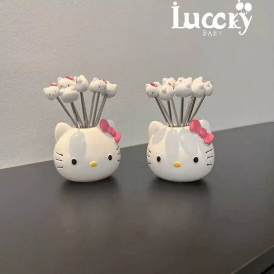 Hello Kitty 304 Stainless Steel Fruit Fork