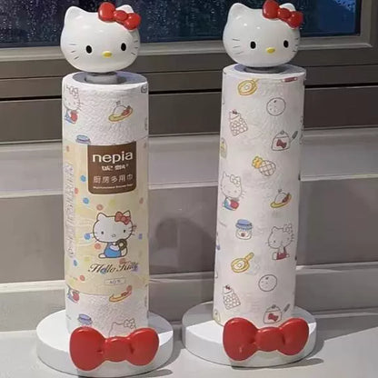 Hello Kitty Paper Towel Holder Cute Kitchen Ornament