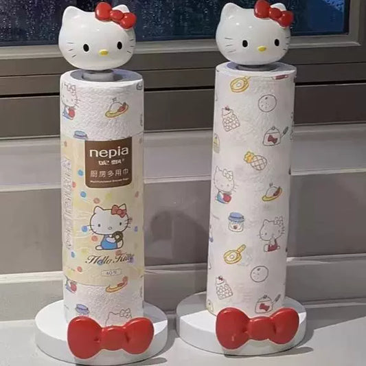 Hello Kitty Paper Towel Holder Cute Kitchen Ornament