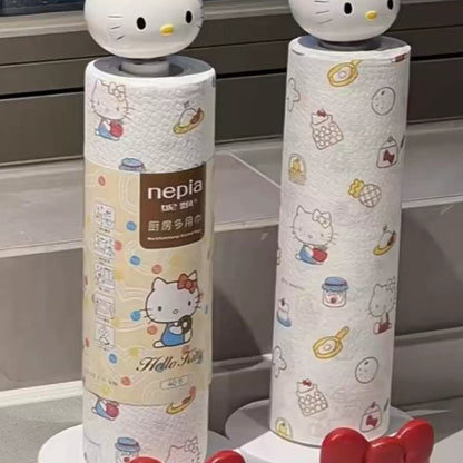 Hello Kitty Paper Towel Holder Cute Kitchen Ornament