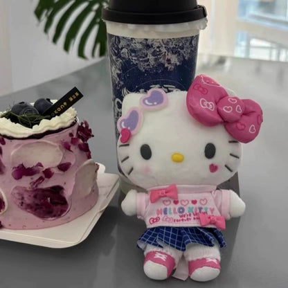 Hello Kitty Hot Girl Plush Mascot Keychain