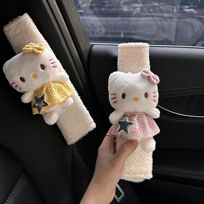 Hello Kitty Car Seat Belt Covers Car Interior Decoration