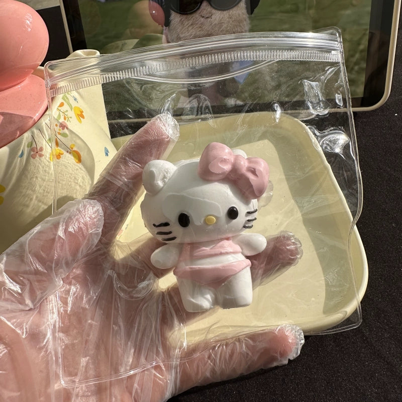 夏日泳衣hellokitty泥感食品级硅胶解压捏捏乐慢回弹玩具发泄减压