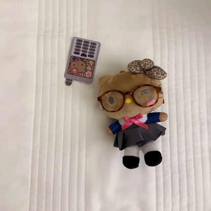 Hello Kitty JK Uniform Y2K Plush Mascot Keychain