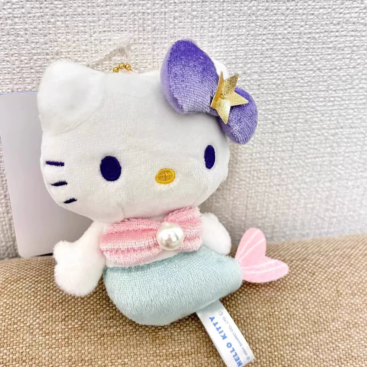 Hello Kitty Mermaids Series Plush Mascot Keychain