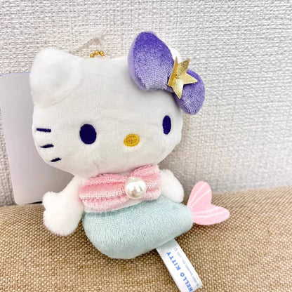 Hello Kitty Mermaids Series Plush Mascot Keychain