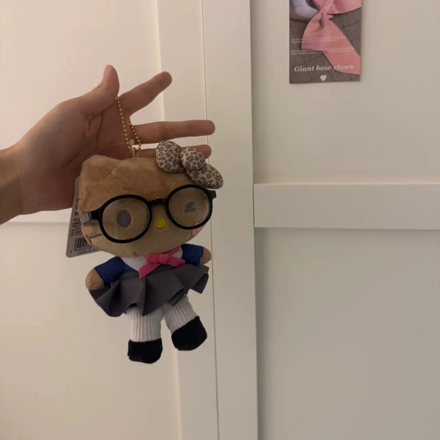 Hello Kitty JK Uniform Y2K Plush Mascot Keychain