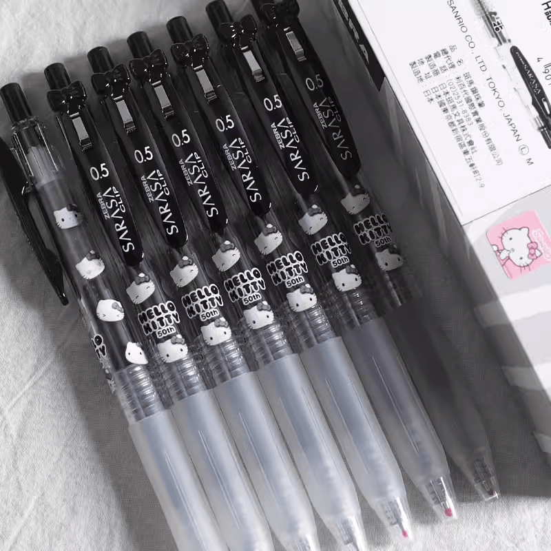 ZEBRA Hello Kitty 50 Anniversary 0.5mm Retractable Gel Pen SARASA