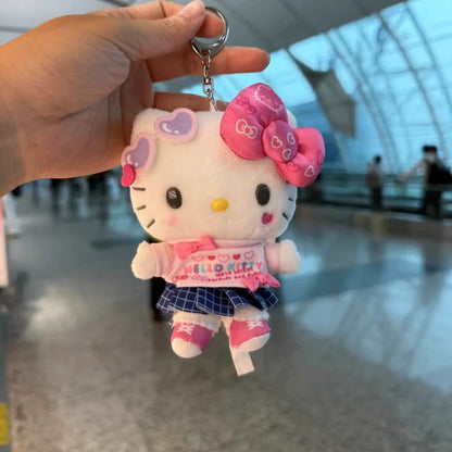 Hello Kitty Hot Girl Plush Mascot Keychain