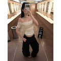 rovente_Elegant_Lace_Slim_Fit_Knit_Nylon_Stretch_Women_Casual_Off_Shoulde_Cop_Tops_MISSTT