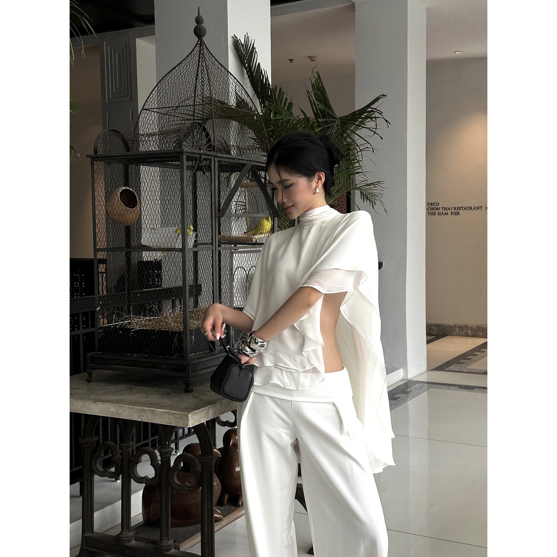 rovente_Breathable_Loose_Ruffle_Sleeve_Women_Lightweight_Polyester_Shot_Sleeve_T-Shits_MISSTT
