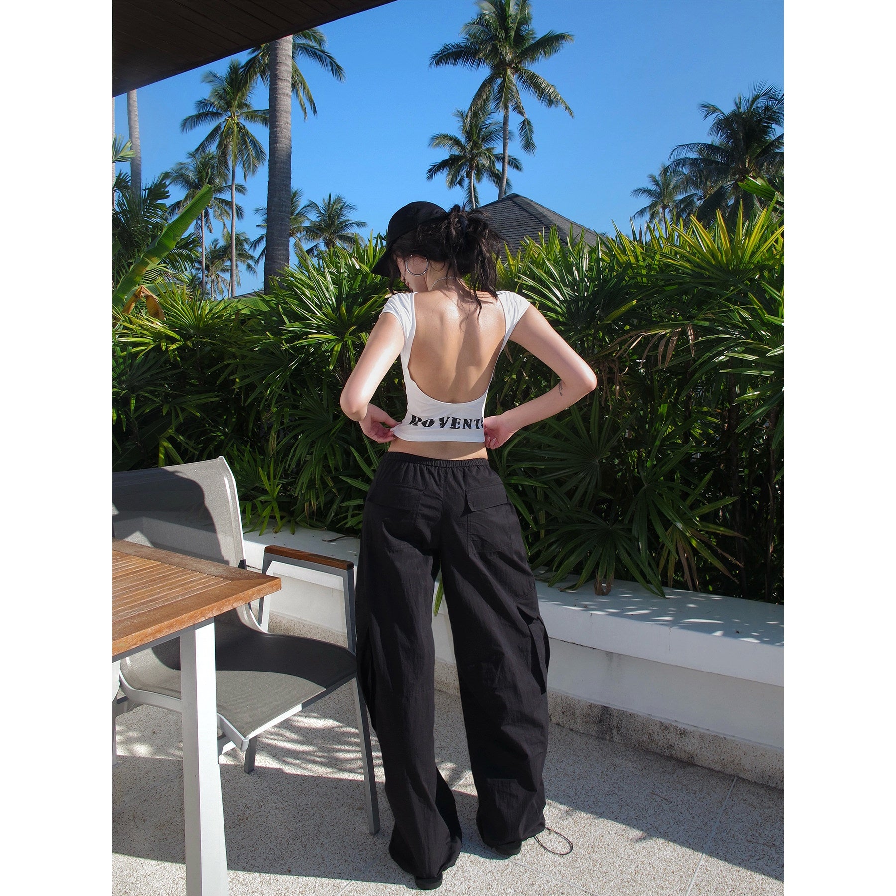 rovente_Versatile_Minimal_Straight_Leg_Drawstring_Pocket_Black_Cago_Pants_MISSTT