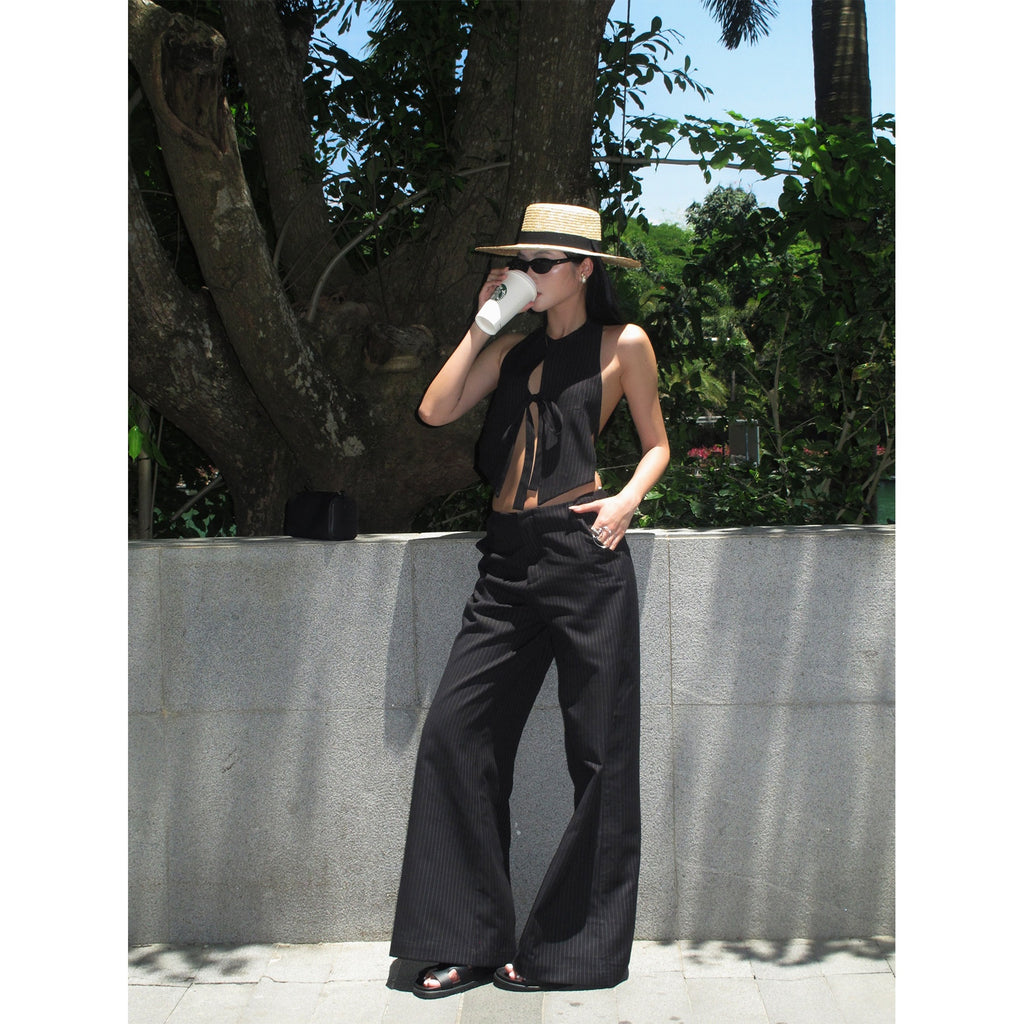 rovente_Professional_Office_Natural_Waist_Black_Pinstripe_Polyester_Long_Wide_Leg_Pants_MISSTT