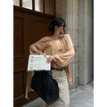 rovente_Elegant_V-neck_Loose_Fit_Long_Sleeve_Nude_Woven_Zipper_Women_Party_Blouses_MISSTT