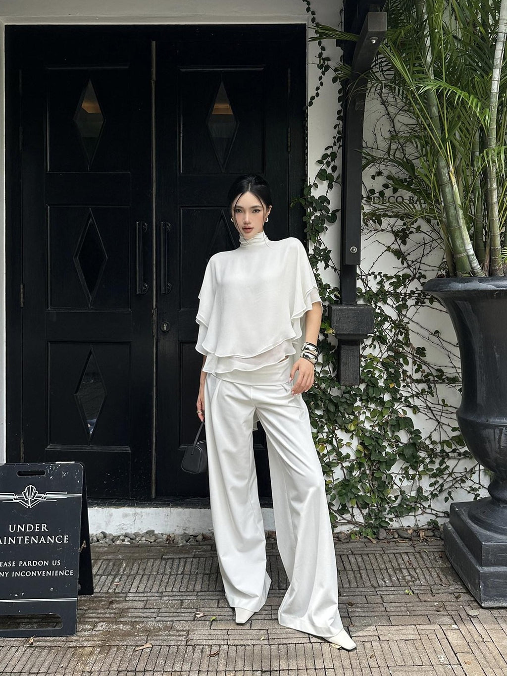 rovente Breathable Loose Ruffle Sleeve Women Lightweight Polyester Shot Sleeve T-Shits